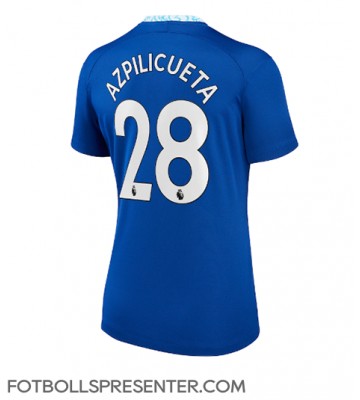 Chelsea Cesar Azpilicueta #28 Hemma Matchtröja Dam 2022-23 Kortärmad